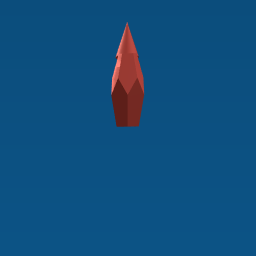 Red pointy emrald