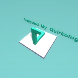 Penrose triangle (Classic Illusion)