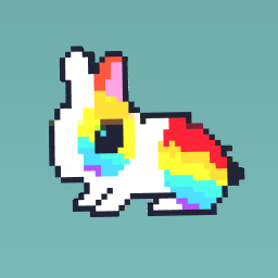 rainbow bunnny