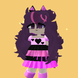 black purple cat
