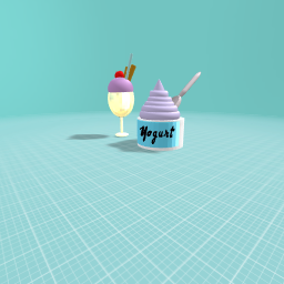 Yogurt and ice cream smoothie
