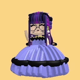 Cute purple girl with NEW SHOES THAT I MADE 200 likes free