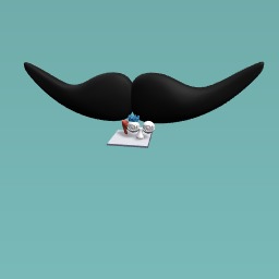 A huge moustache