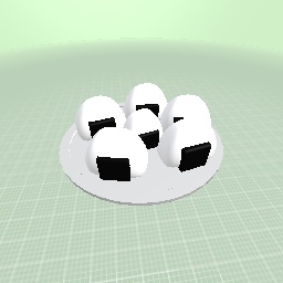 Onigiri in a Plate