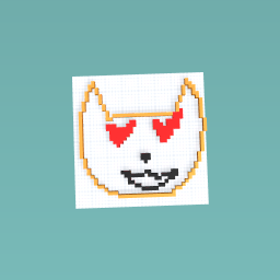 Love heart eyes cat emoji