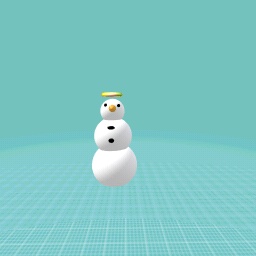 angel snowman