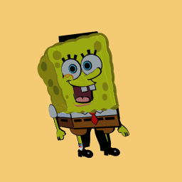 SpongeBob inside is black