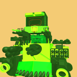 Lime soldado robot suit