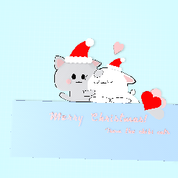 Merry Christmas! From the chibi cats