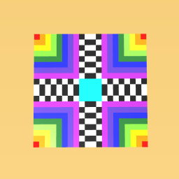 rainbows with checkers