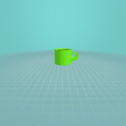 Green coffee mug