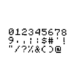 Minecraft font (3)