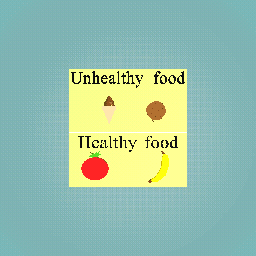 healthy v/s unhealthy