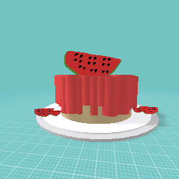 Watermelon cake