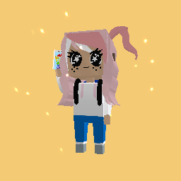 Pink cute winter avatar