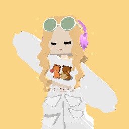 Chill girl listening to kpop demon hunters playlist