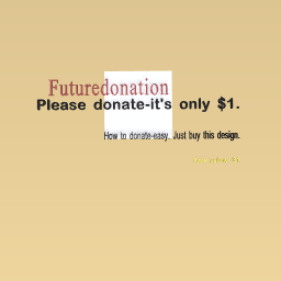 Futuredonation Type yellow $1
