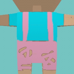 Overalls Pink and Blue