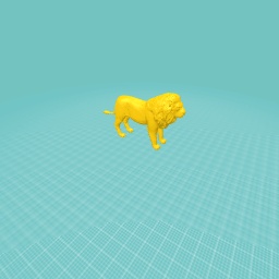 My yellow lion