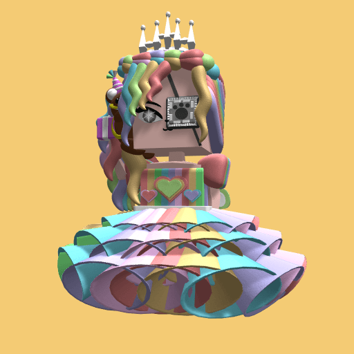 Candy-robot girl