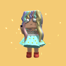 Cute anime pastel girl
