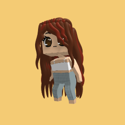 Cute cotton candy girl