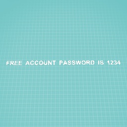 the name of the account is FREEACCOUNT